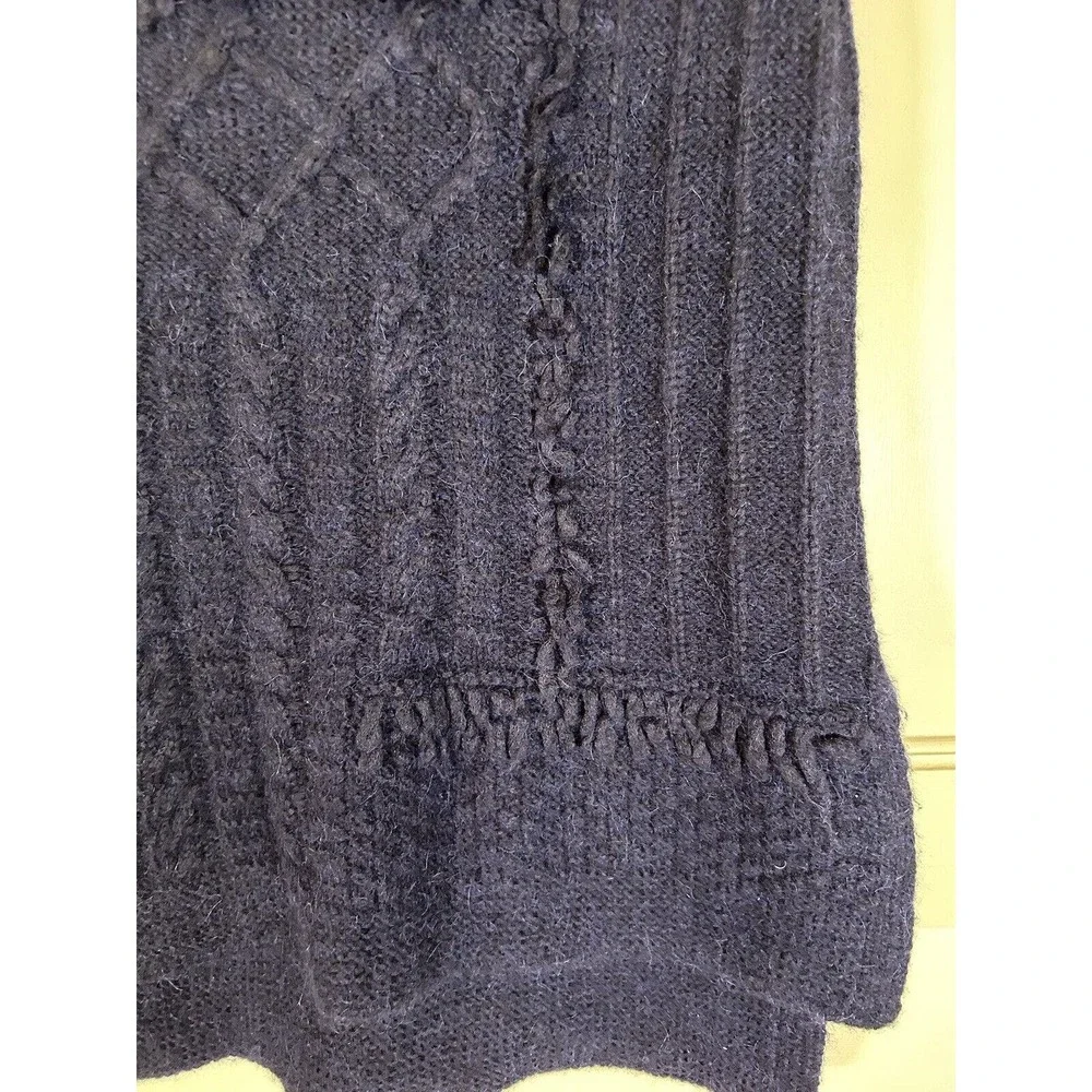 Derek Lamb 10 Crosby Women’s Alpaca Blend Sleeveless Turtleneck Sweater S/P - Picture 3 of 8